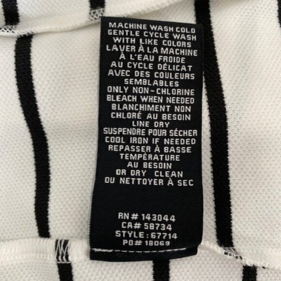 NWT Bagatelle Aysmmetrical Draped Lapel Striped Knit Moto Jacket PM - Picture 15 of 16